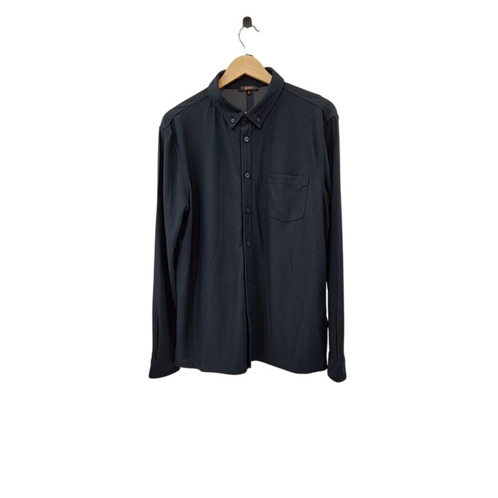 Quince Men Propique Performance Button Down Navy M